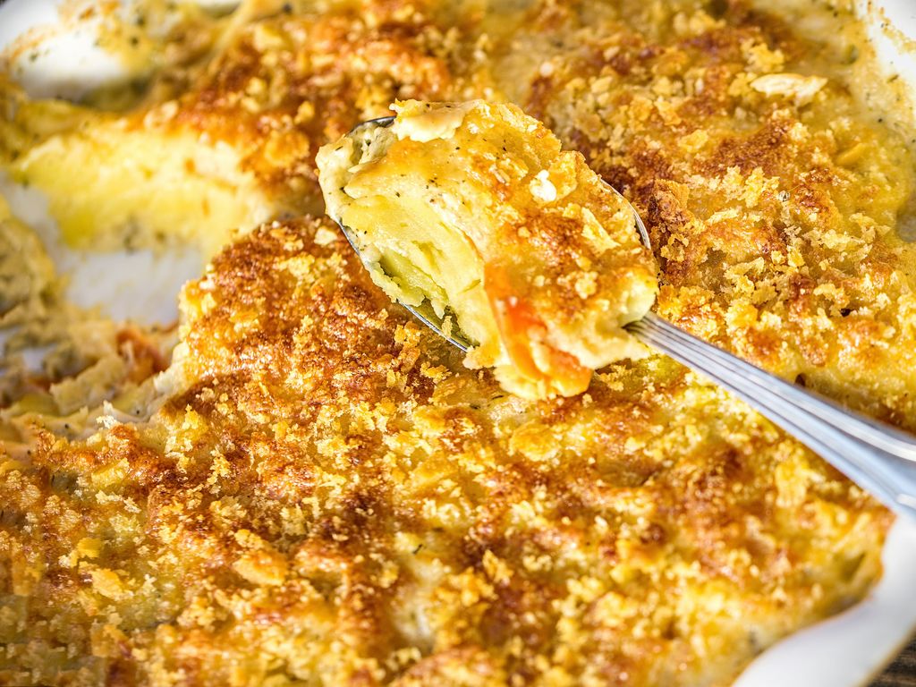Gratinované brambory s křupavou krustou