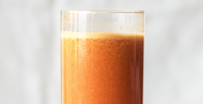 Zimní smoothie s mandarinkami
