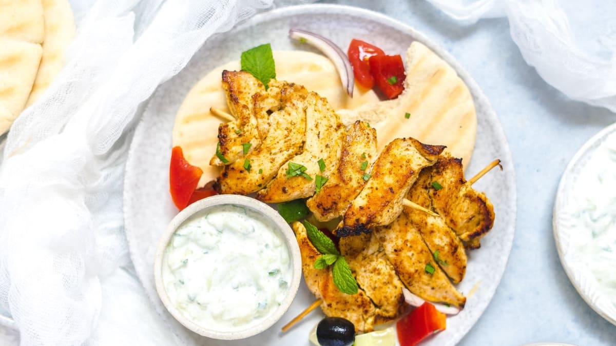 Jednoduchý kuřecí gyros voní Středomořím