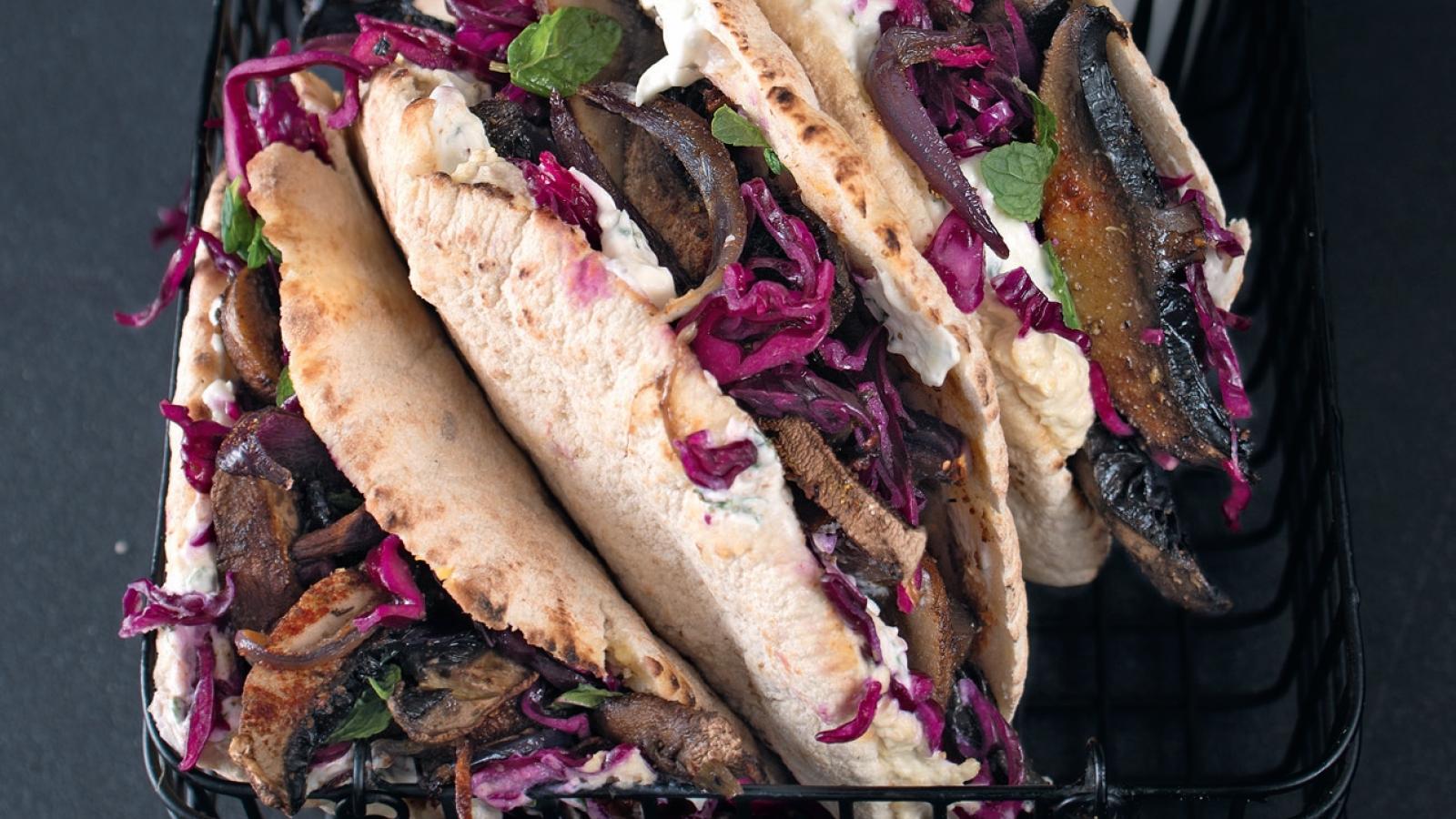 Houbový gyros