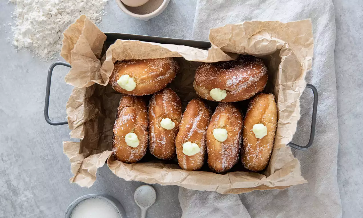 Italské koblihy bomboloni