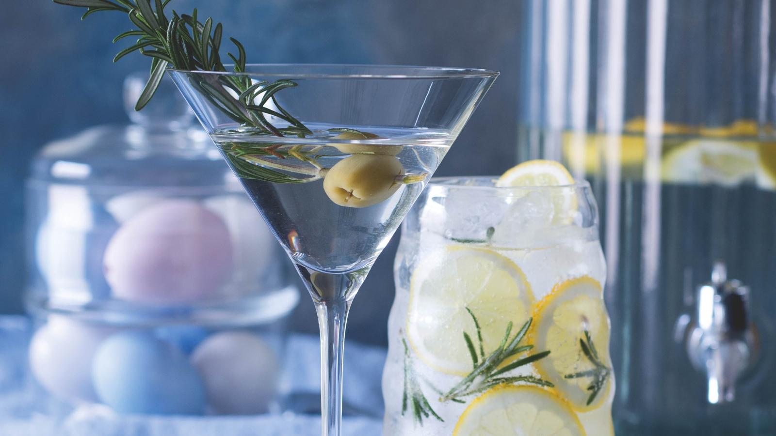 Rozmarýnové martini