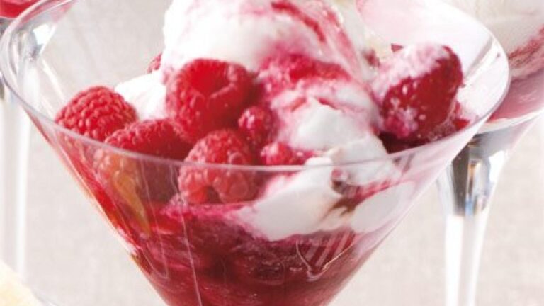 Zmrzlina s horkými malinami 5868_0