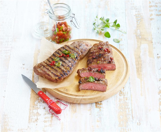 Grilovaný hovězí steak