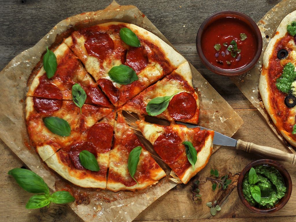 Domácí pizza bez droždí