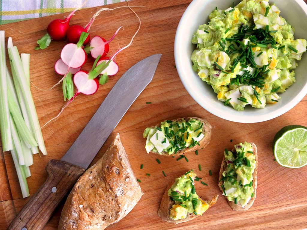 Svěží vajíčková pomazánka bez majonézy