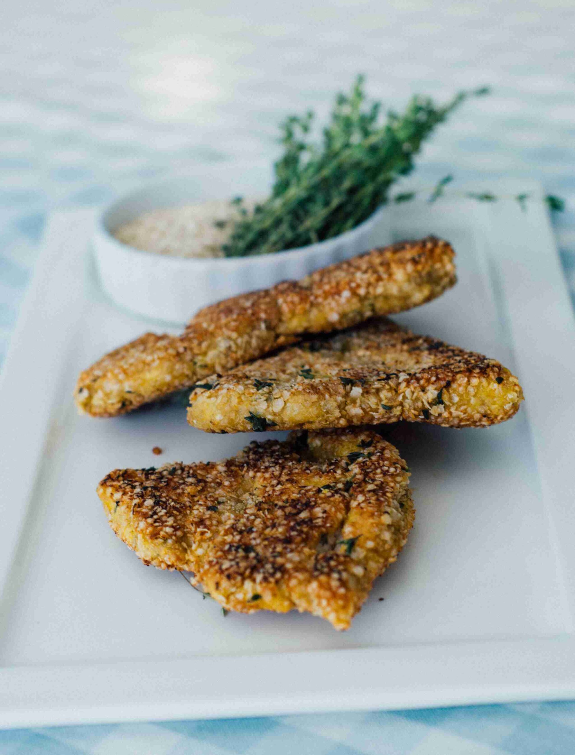 Bezlepkový krůtí řízek