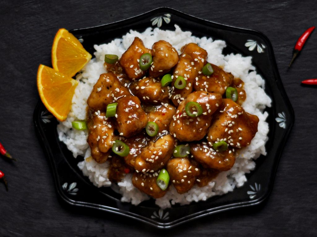 Kuřecí kousky se zázvorem a pomerančem