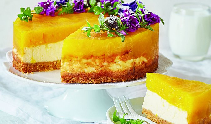 Mangový cheesecake