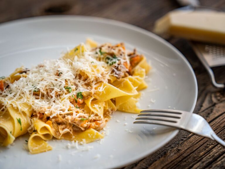 Pappardelle s králičím ragú pappardelle