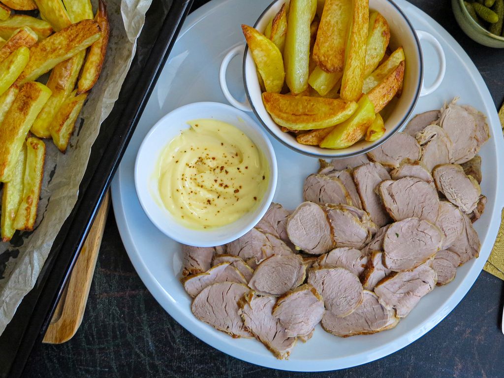 Vepřová panenka na způsob roastbeefu