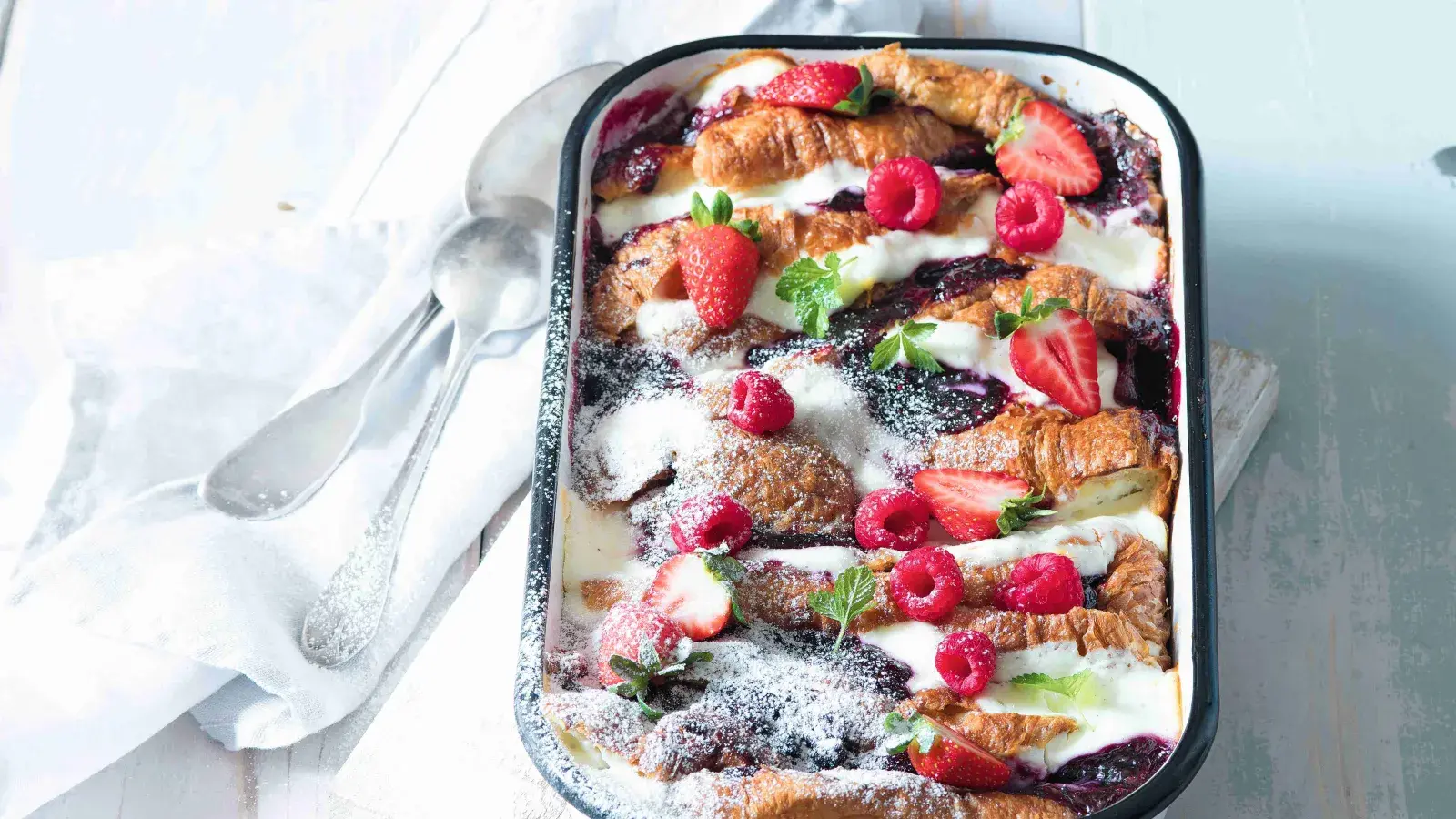 Žemlovka z croissantů