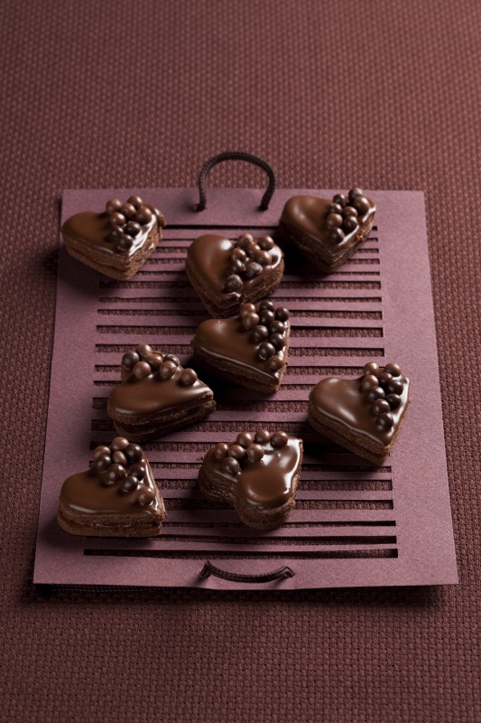 Filled Chocolate Hearts