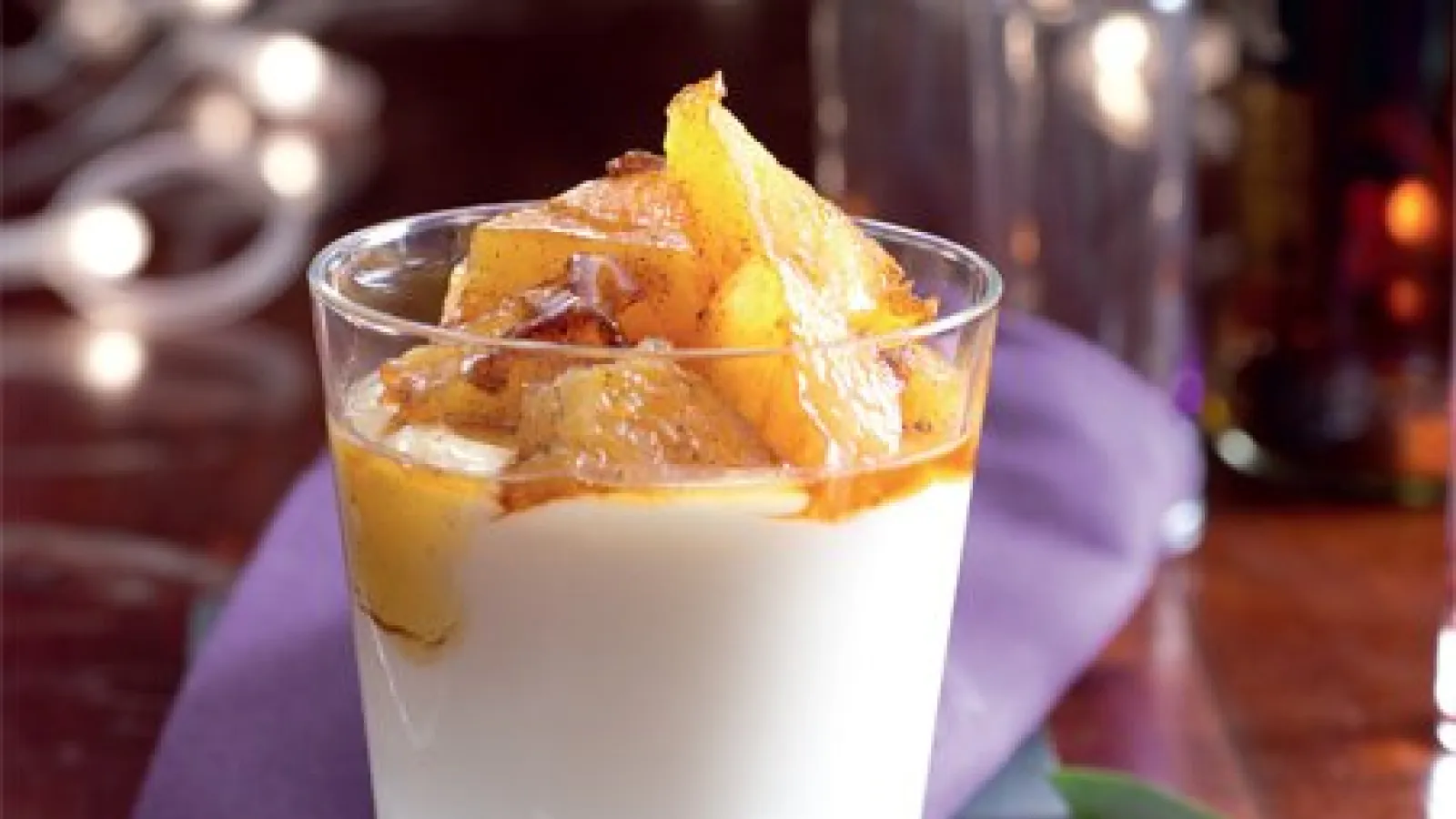 Sklenička ananas & med