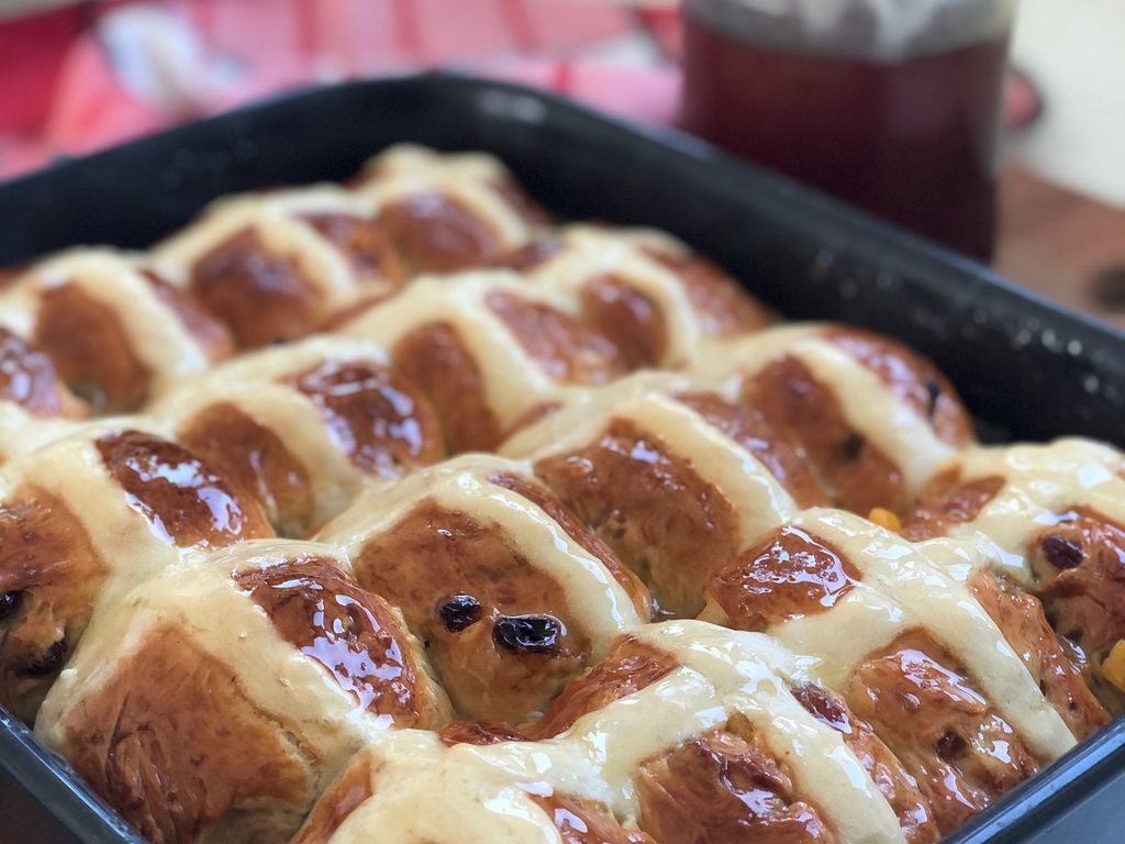 Anglické velikonoční bochánky