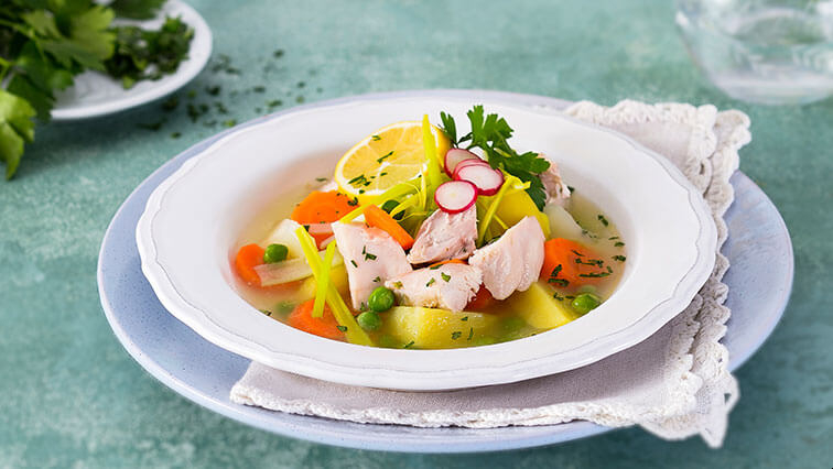 Jarní kuřecí polévka