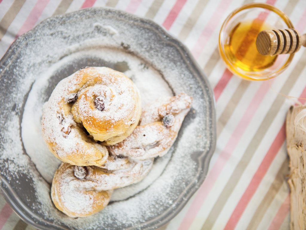 Jidáše s medovou polevou