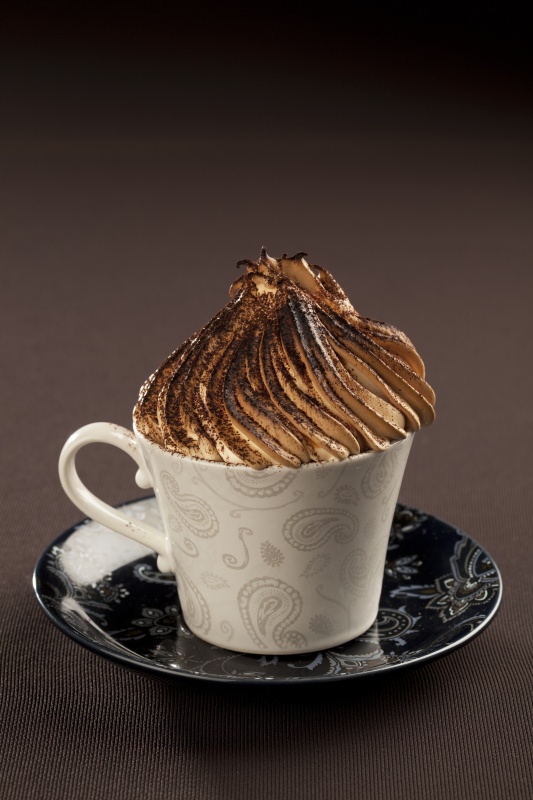 Zapečená zmrzlina s tmavou čepicí