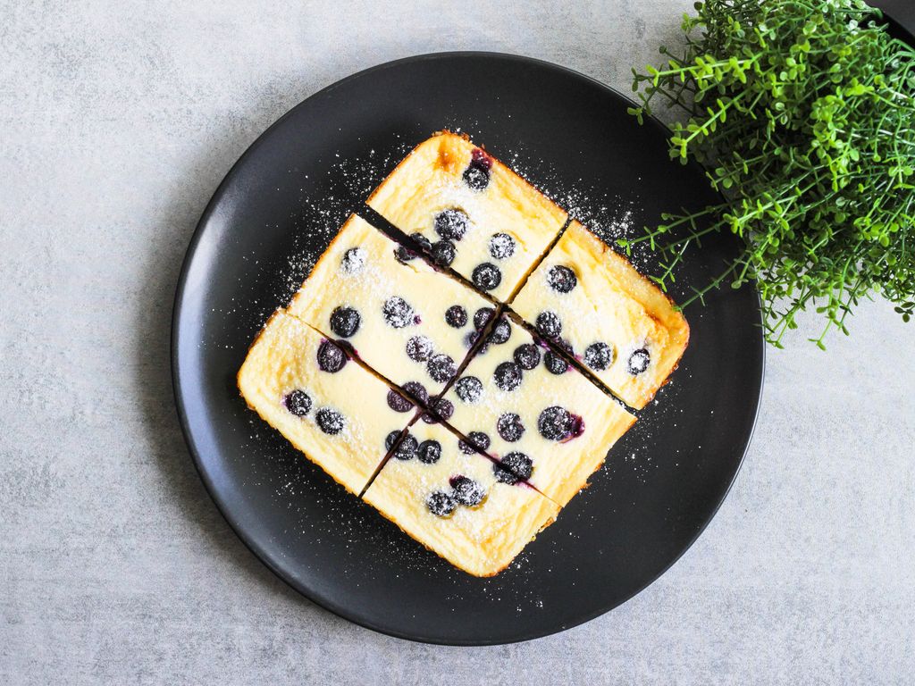 Fitness snídaňový cheesecake