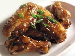 Medová kuřecí křídla