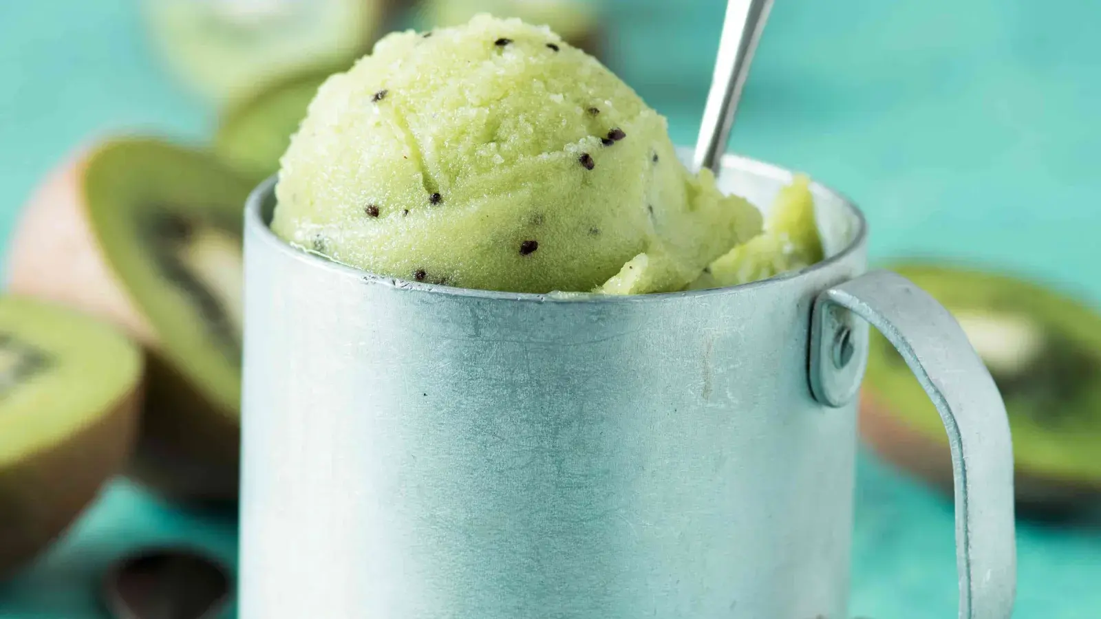 Kiwi sorbet
