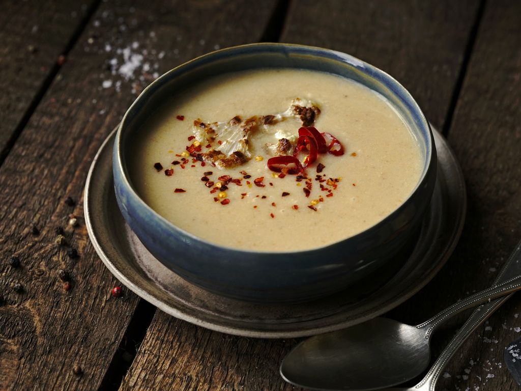 Pikantní květáková polévka