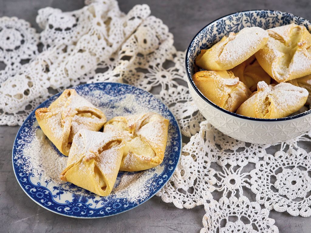 Šátečky s tvarohovou náplní