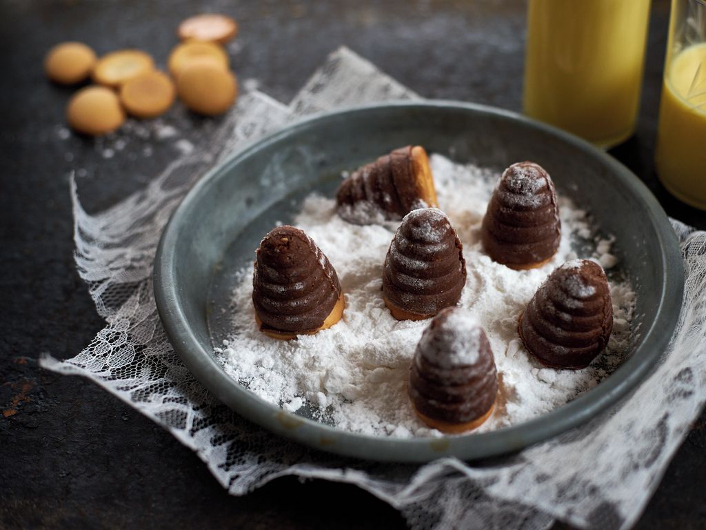 Vosí hnízda s vaječným koňakem