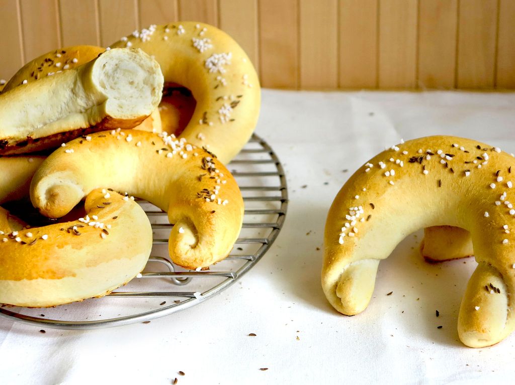 Domácí pivní rohlíky