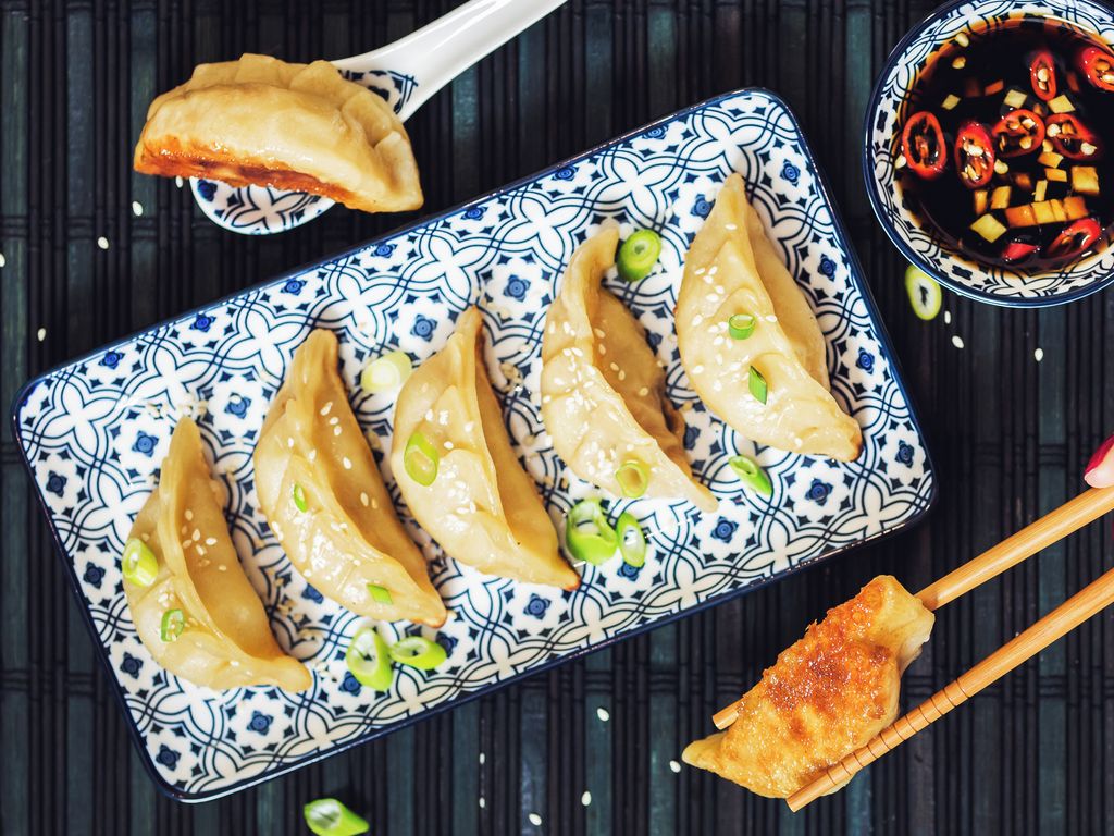 Smažené plněné knedlíčky s mletým masem