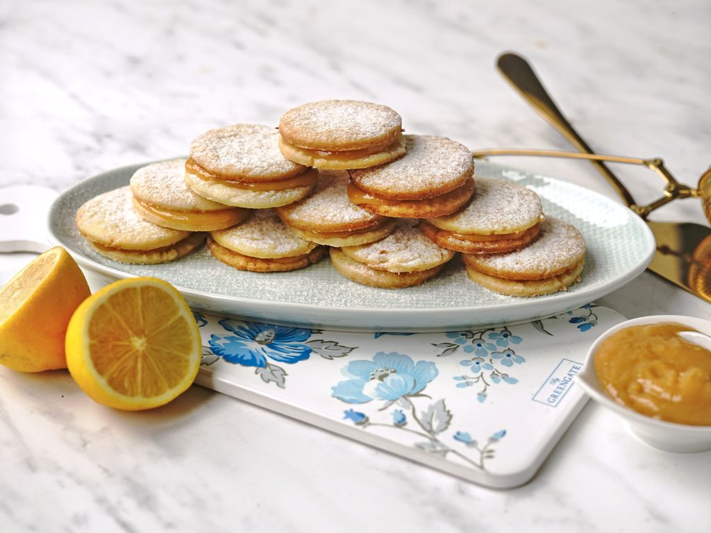 Kokosové sušenky s citronovým krémem