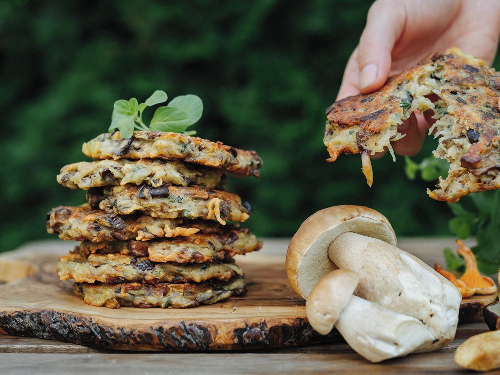 Houboráky – bramboráky s houbami