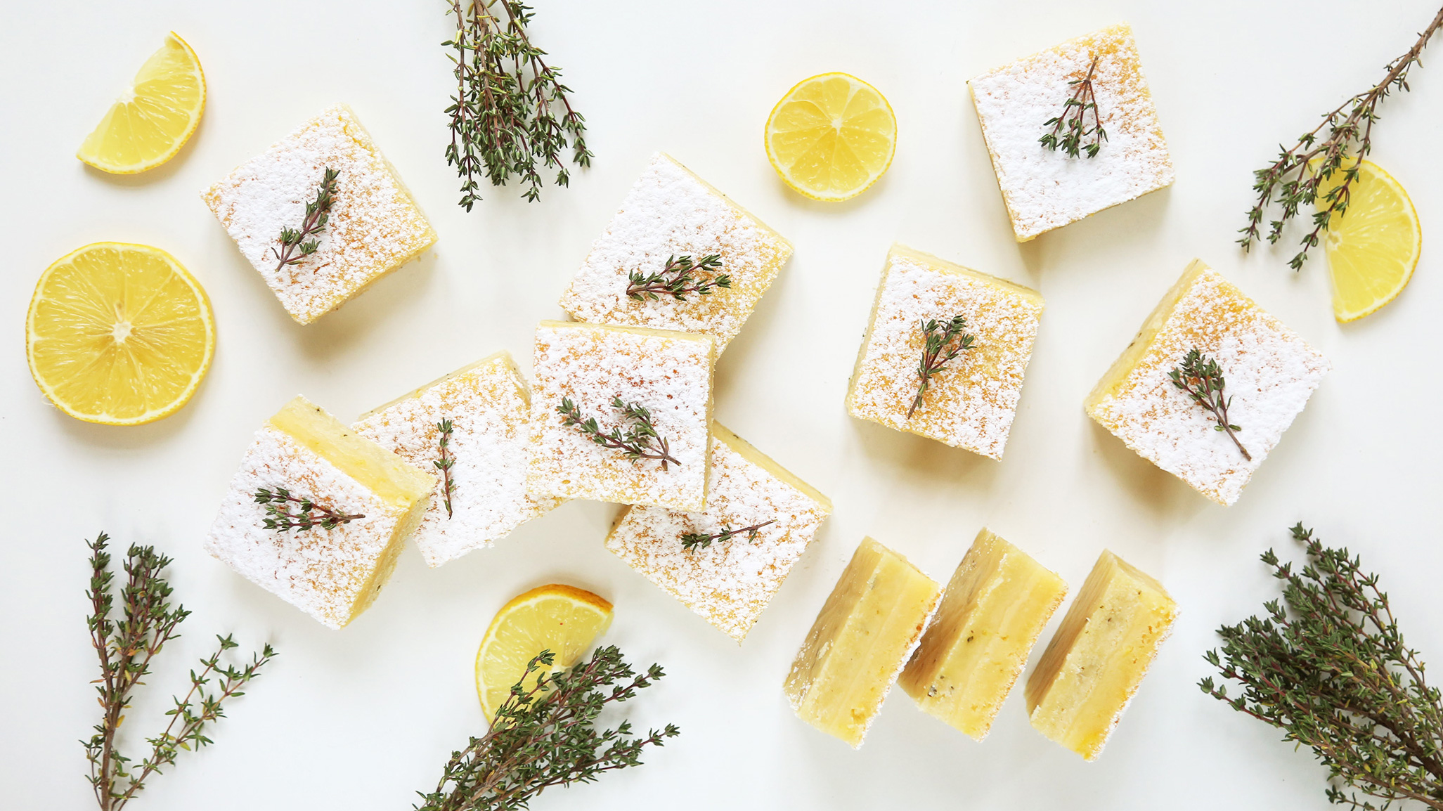 Citronové řezy s tymiánem