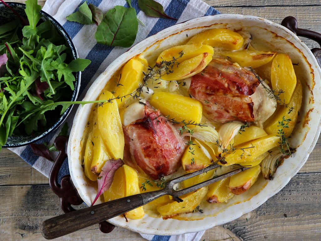 Kuřecí kapsy s gorgonzolou