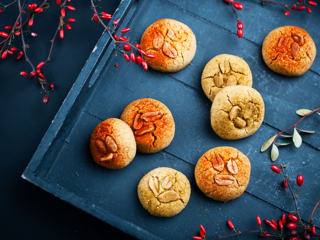 Arašídové sušenky s kari