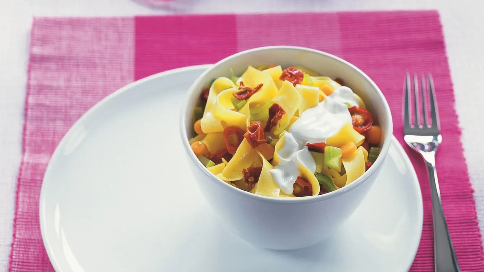 Těstoviny se sušenými rajčaty