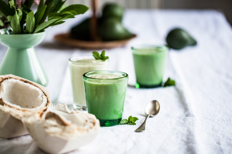 Smoothie z mladého kokosu